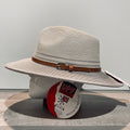 Chapeau Bella ivoire-stone anti UV ajustable malléable