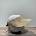 Visière beige ajustable