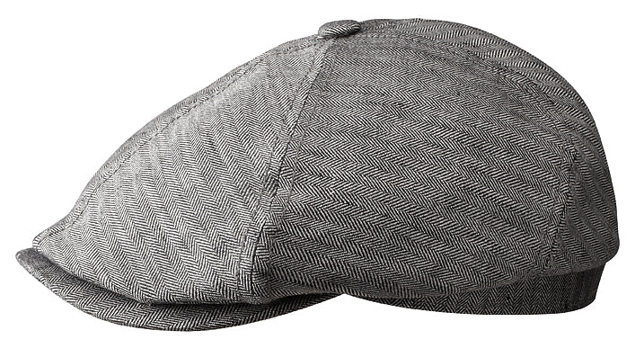 Casquette Brooklin Linen Stetson gris