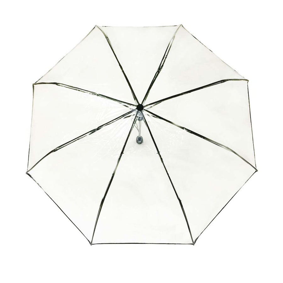 Parapluie pliant femme automatique transparent