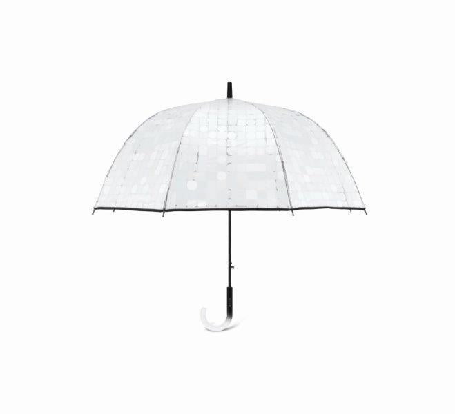 Parapluie cloche femme automatique transparent Pierre Cardin