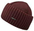 Bonnet en tricot Northport Merino Wool Stetson bordeaux