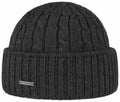 Bonnet en tricot Georgia Wool Stetson anthracite