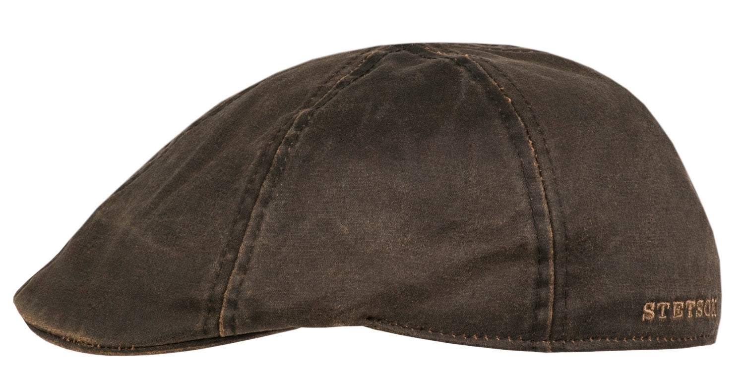 Casquette plate Level Stetson marron