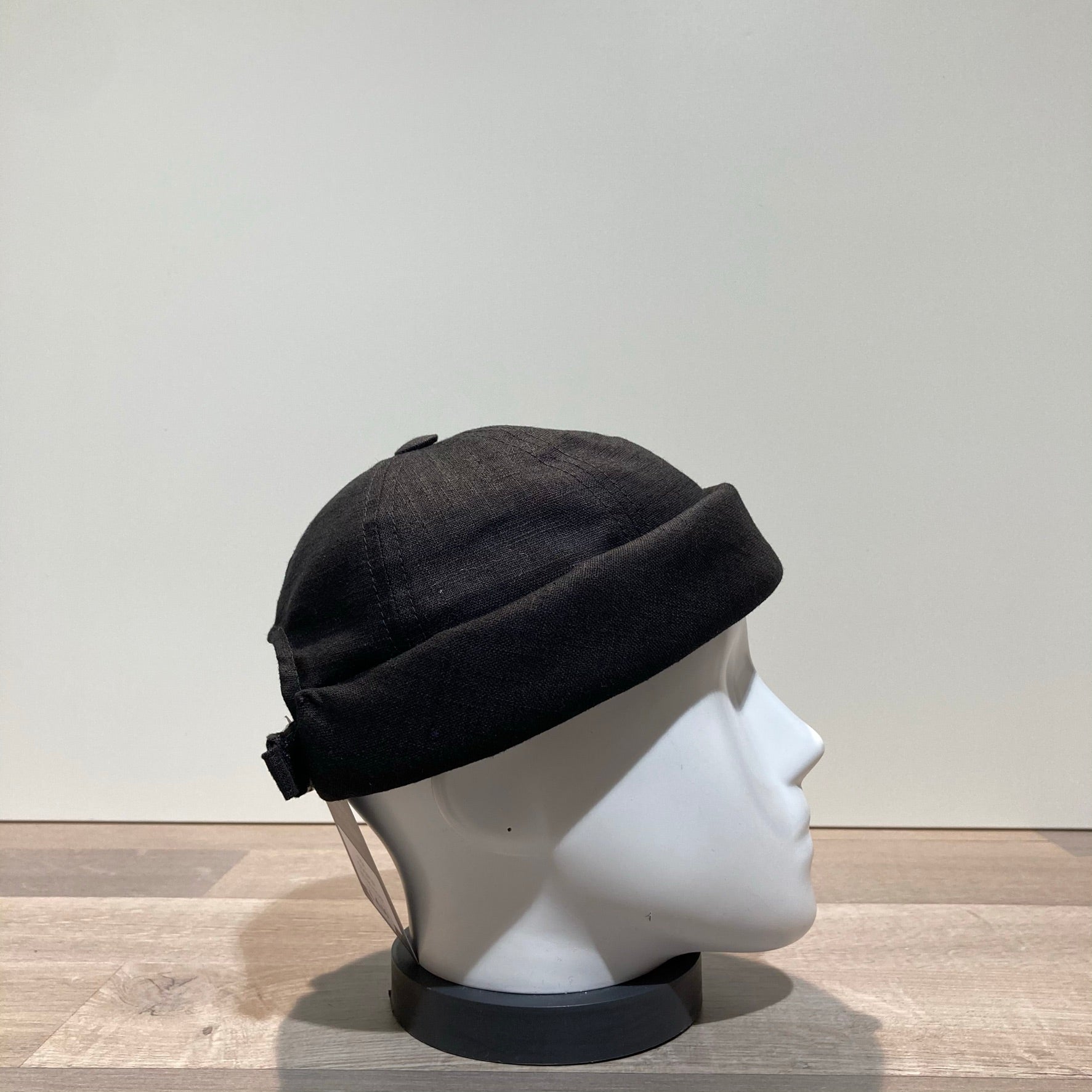 Bonnet Docker lin noir