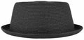 Chapeau Porkpie Dawson Black Stetson noir