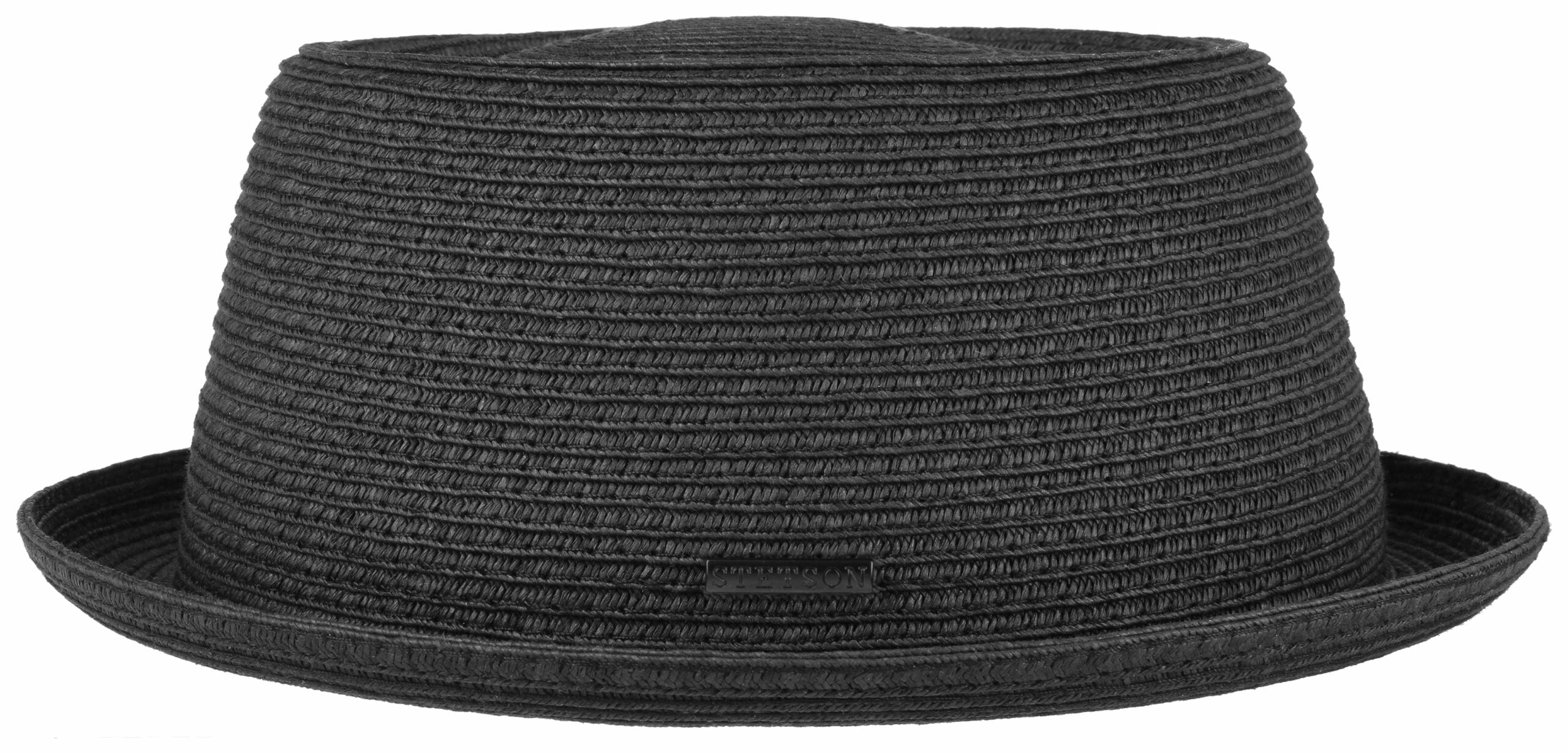 Chapeau Porkpie Dawson Black Stetson noir
