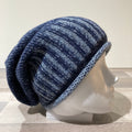 Bonnet gros volume marine doublé