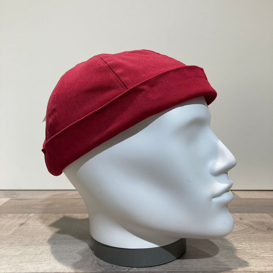 Bonnet Docker coton rouge