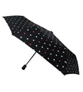 Parapluie pliant Pois nuages rouge femme automatique