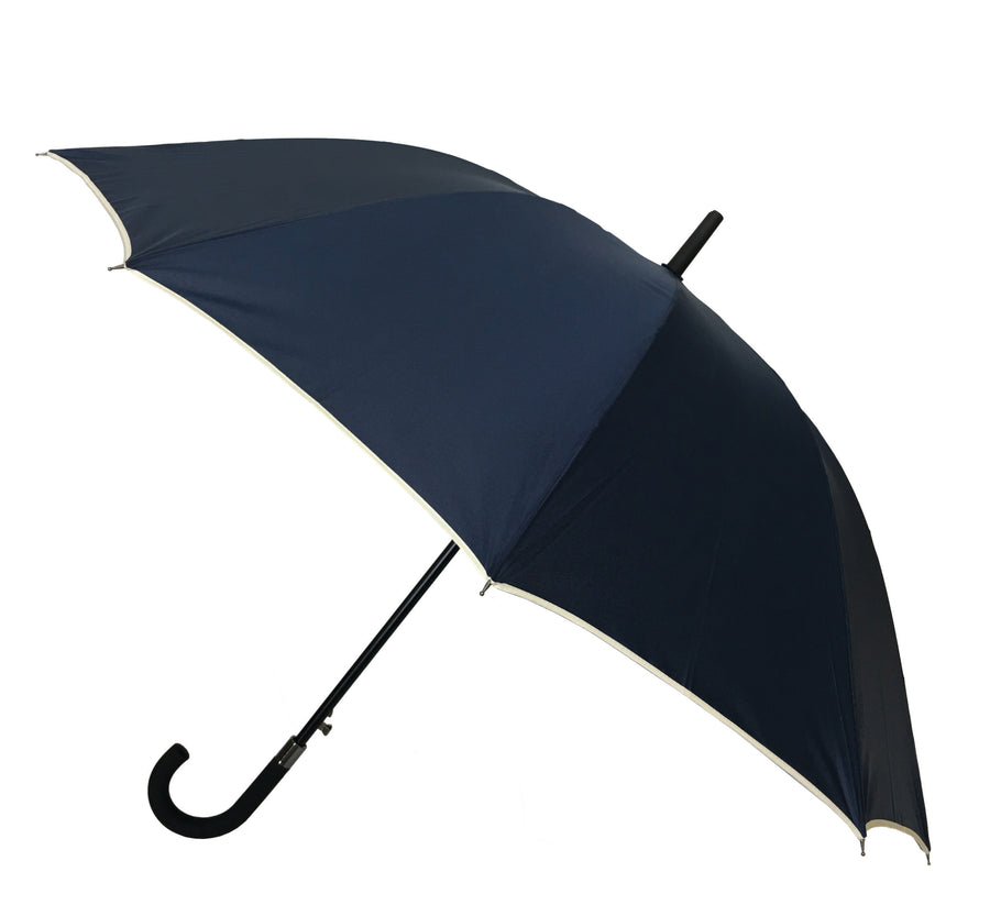 Parapluie droit mixte automatique bleu