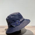 Chapeau bob de pluie marine doublé