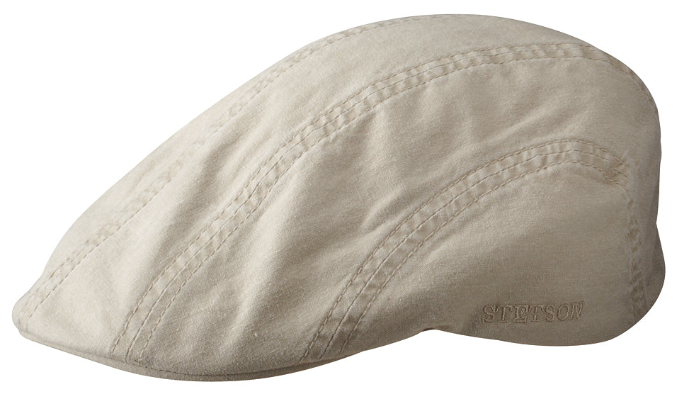 Casquette plate Madison Organic Cotton Stetson beige