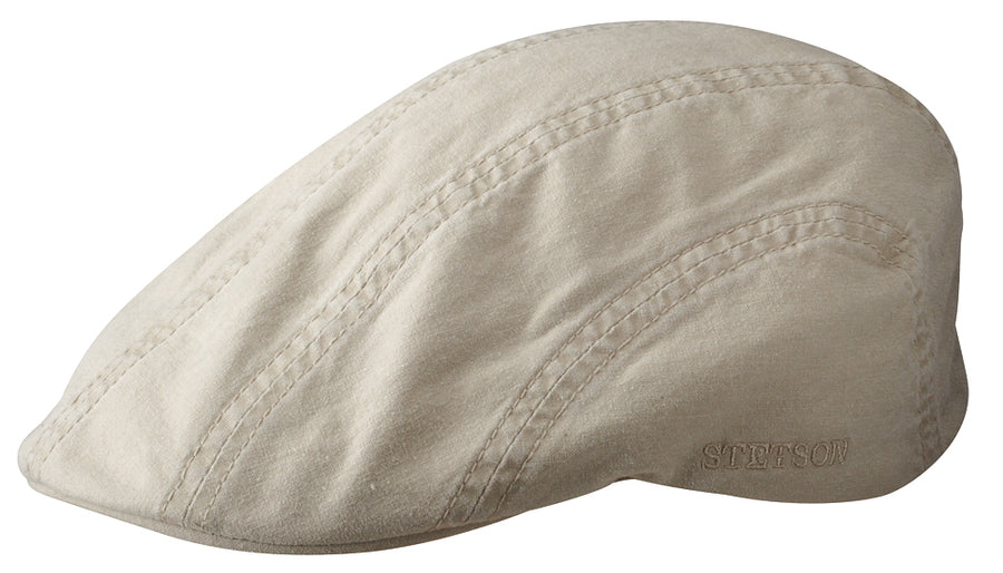 Casquette plate Madison Organic Cotton Stetson beige