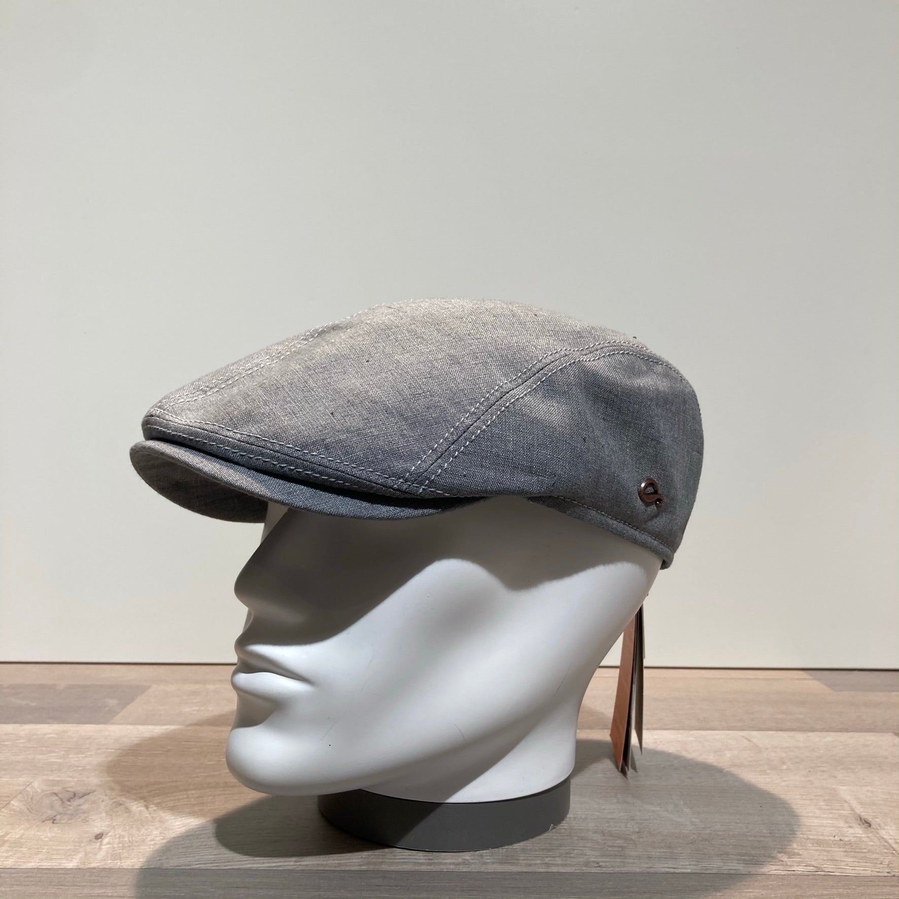Casquette lin gris doublée Göttmann