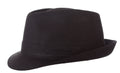 Chapeau trilby Geneva Linen Stetson noir