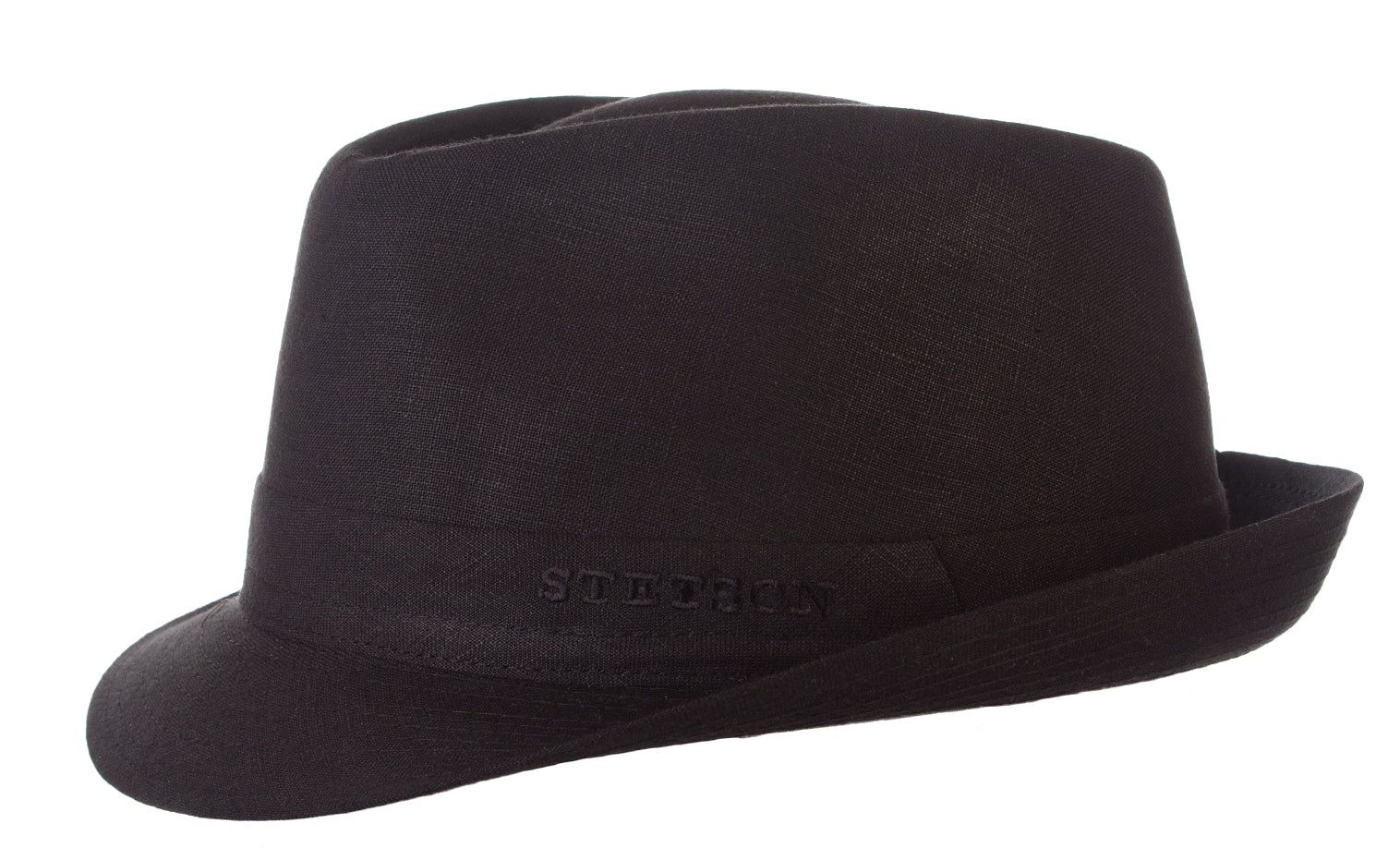 Chapeau trilby Geneva Linen Stetson noir
