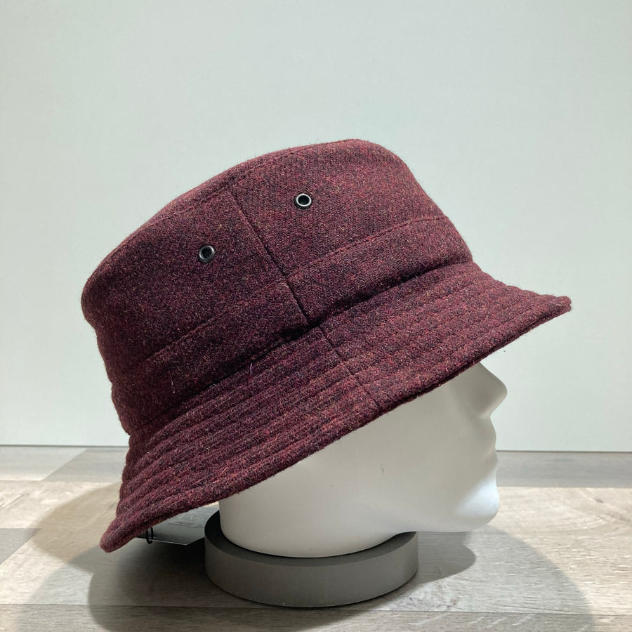 Bob laine bordeaux doublé coton