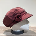 Casquette de pluie bordeaux élastiquée doublure polaire