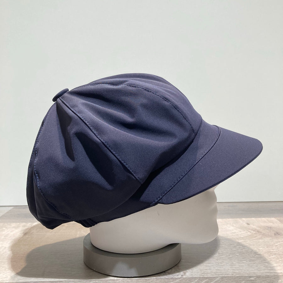 Casquette de pluie marine élastiquée doublée