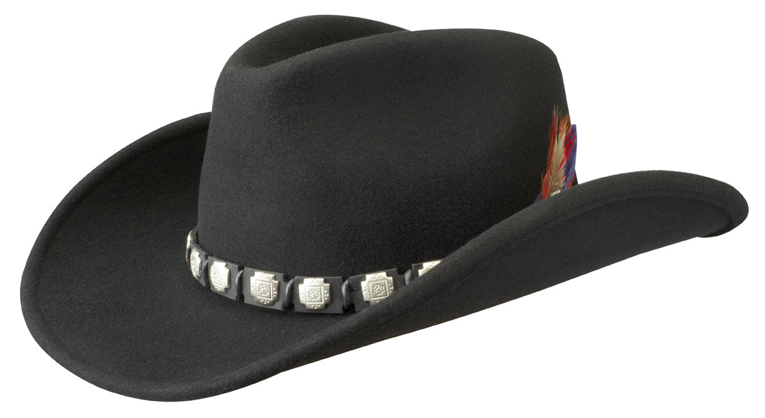 Chapeau en feutre Western Hackberry Stetson noir