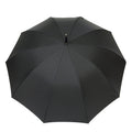 Parapluie droit homme automatique noir poignée en bois housse de protection