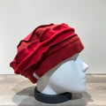Béret polaire rouge foncé