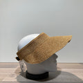 Visière beige foncé ajustable