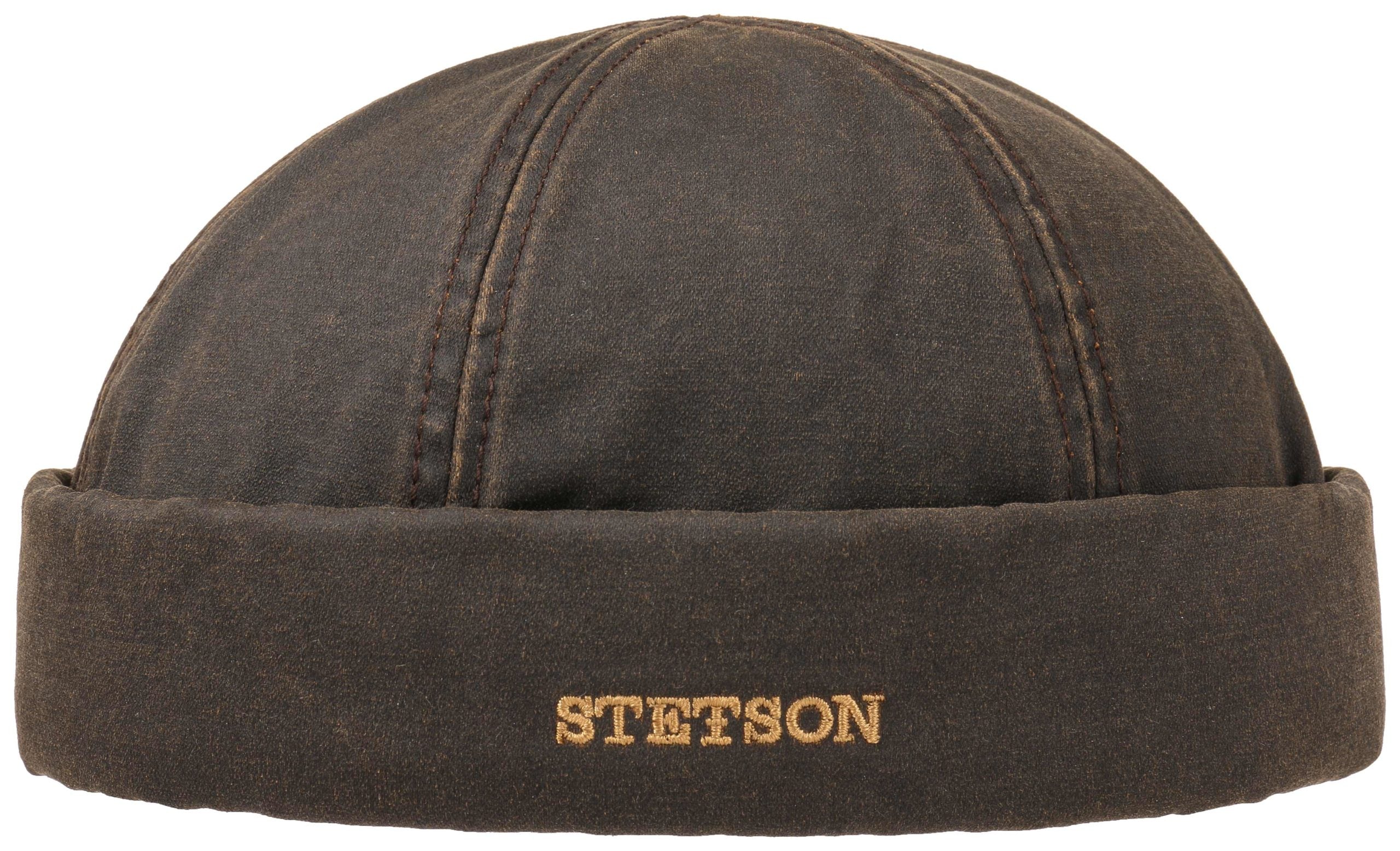 Bonnet Docker Old Cotton Winter Stetson marron
