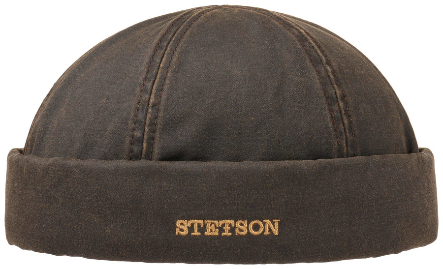 Bonnet Docker Old Cotton Winter Stetson marron