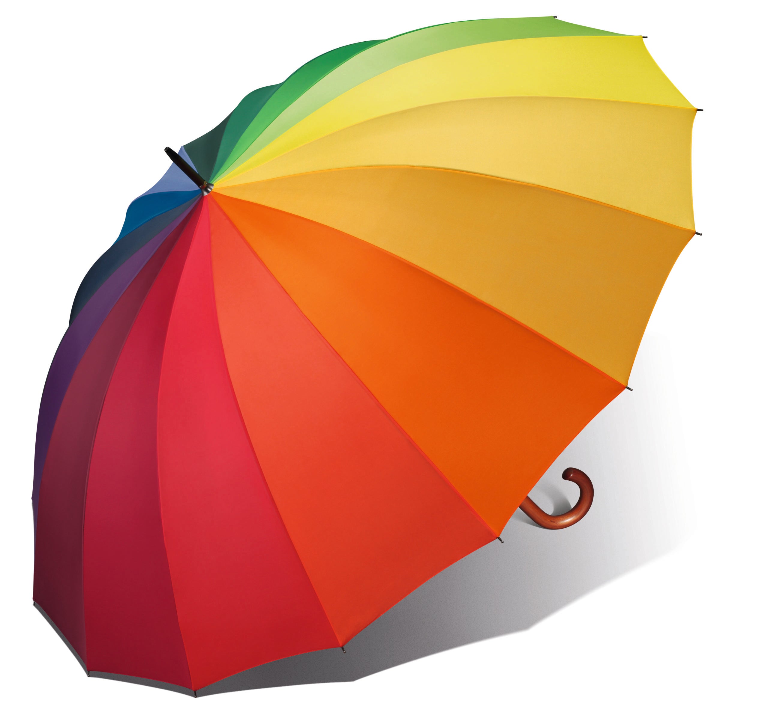 Parapluie droit golf mixte multicolore