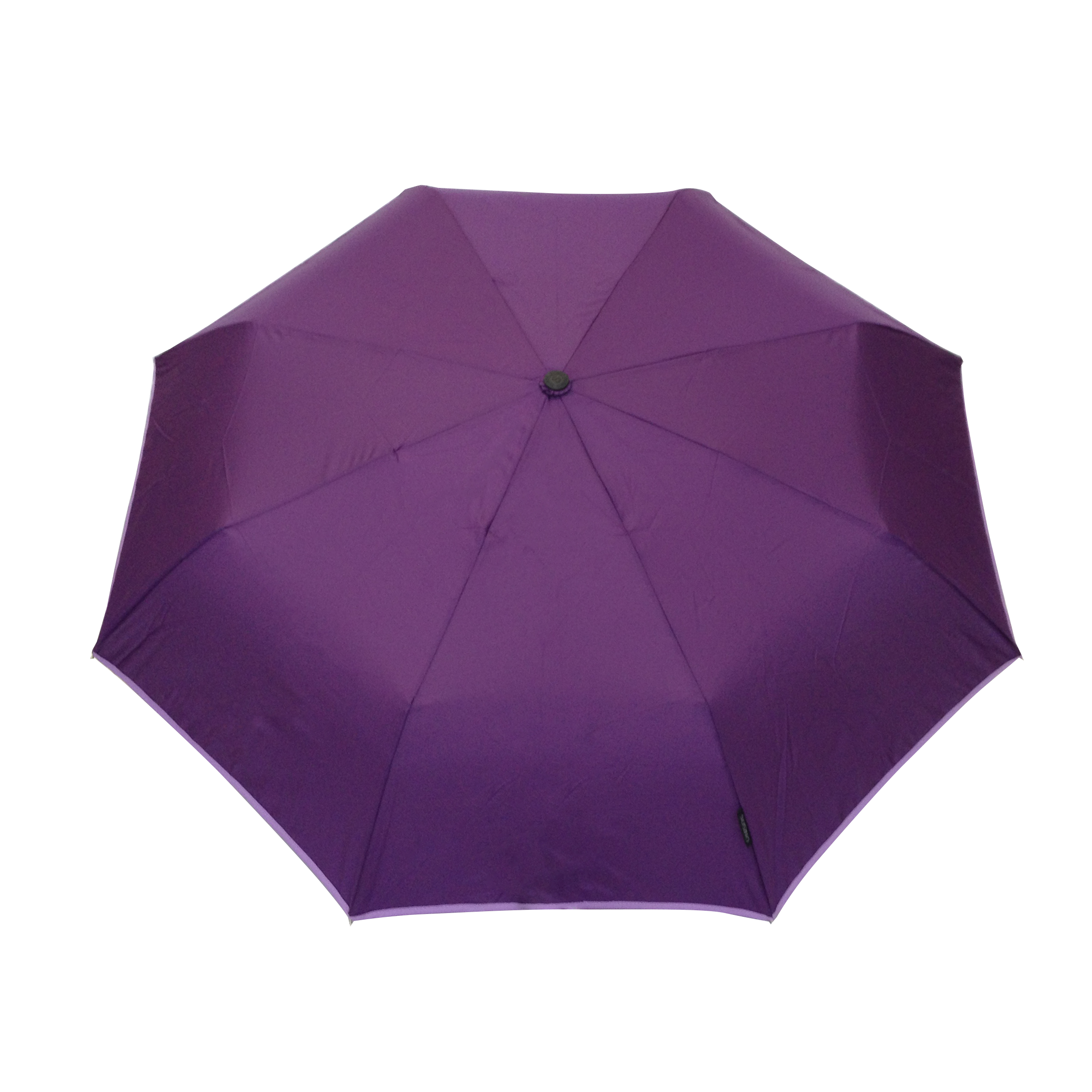 Parapluie pliant femme automatique violet petite bordure