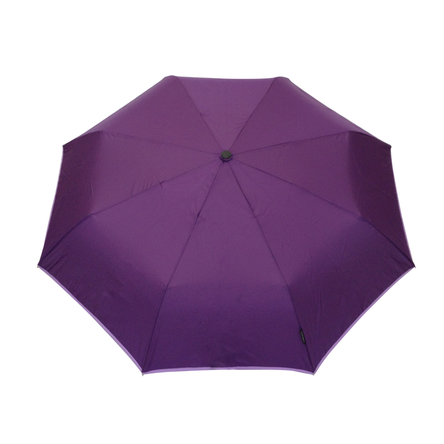 Parapluie pliant femme automatique violet petite bordure