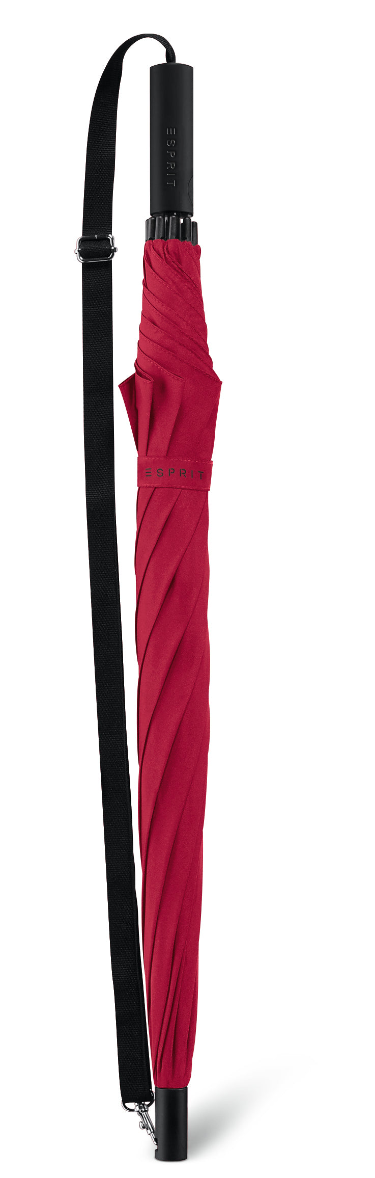 Parapluie droit mixte automatique avec bandoulière Esprit Slinger AC rouge