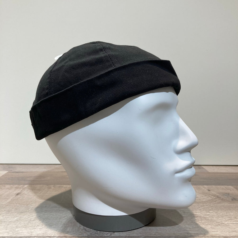 Bonnet Docker coton noir