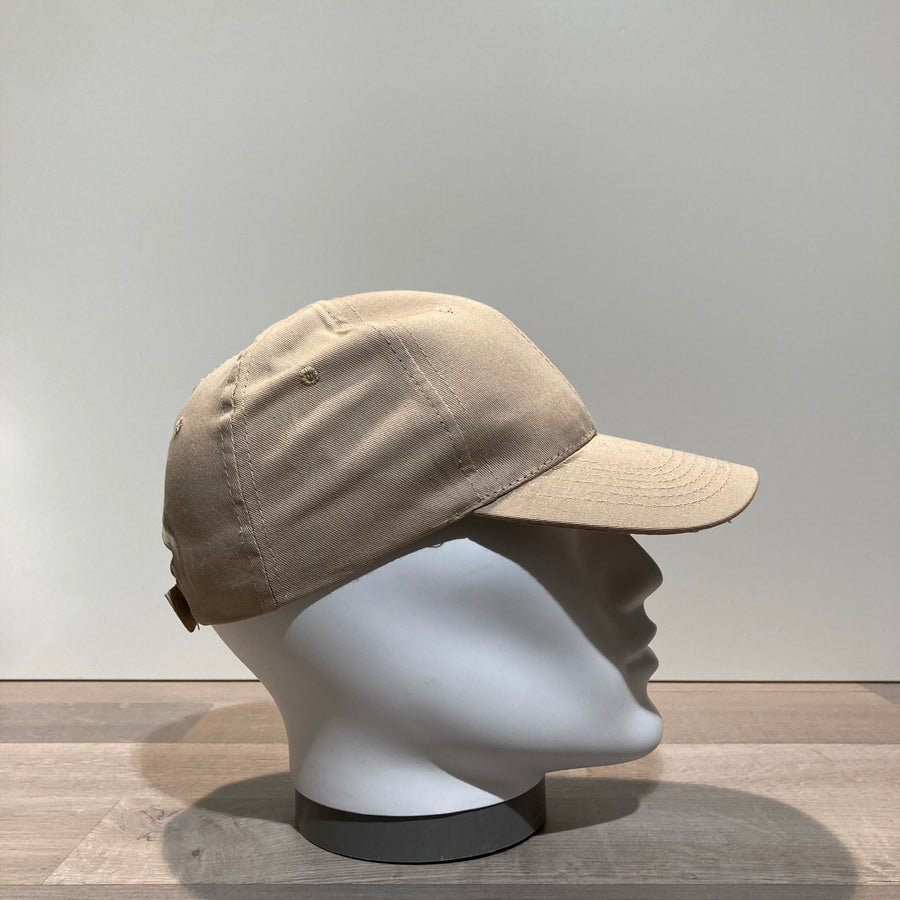 Casquette baseball beige ajustable