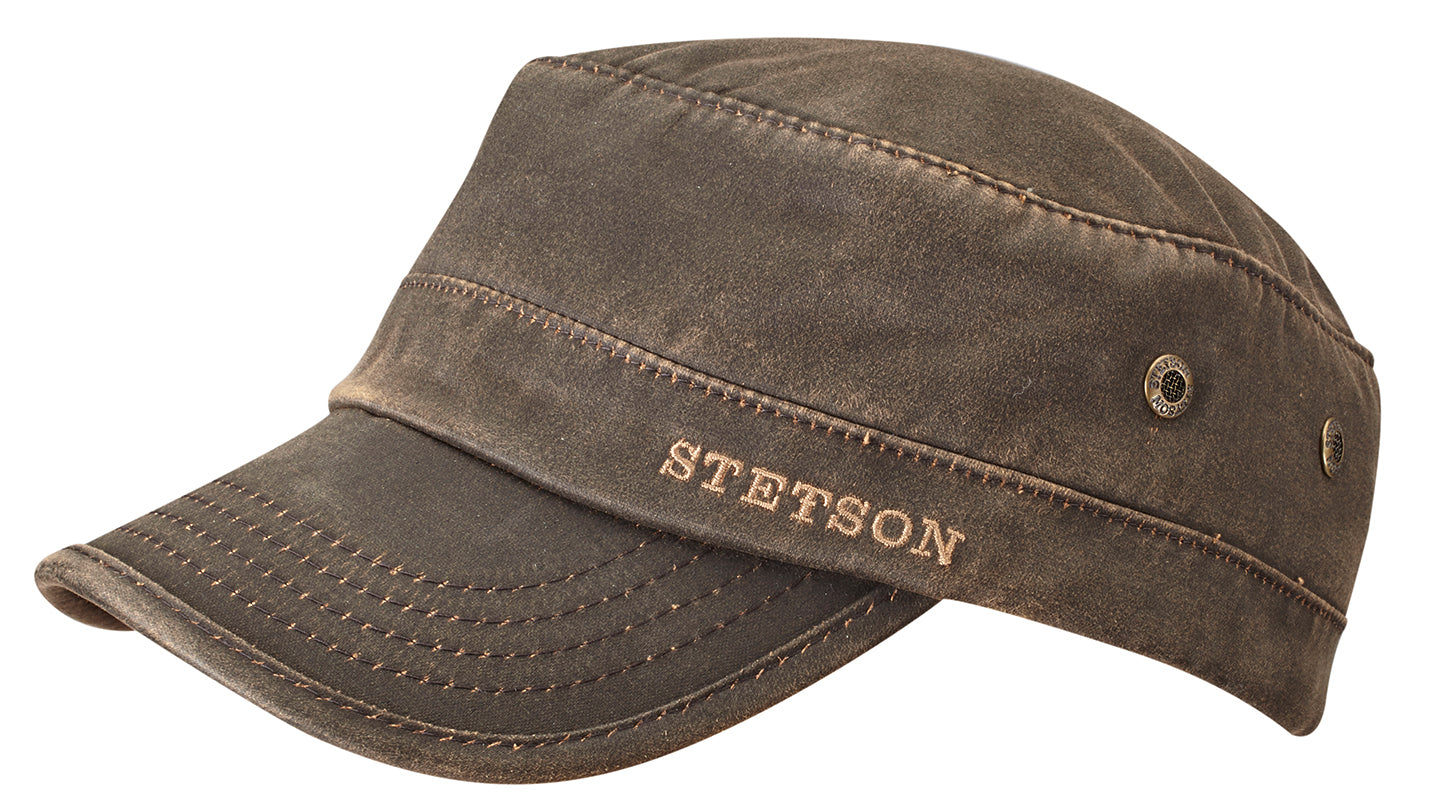 Casquette Army Datto Co/Pes Stetson marron