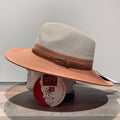 Chapeau Bella ivoire-tan anti UV ajustable malléable