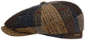 Casquette Hatteras Patchwork Stetson beige-marron