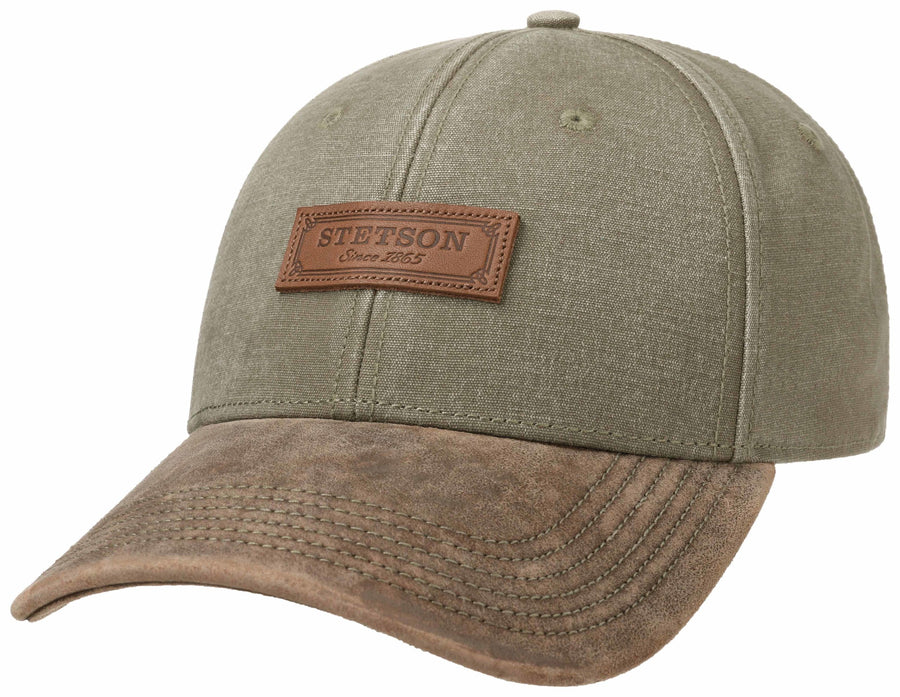 Casquette baseball Stetson olive