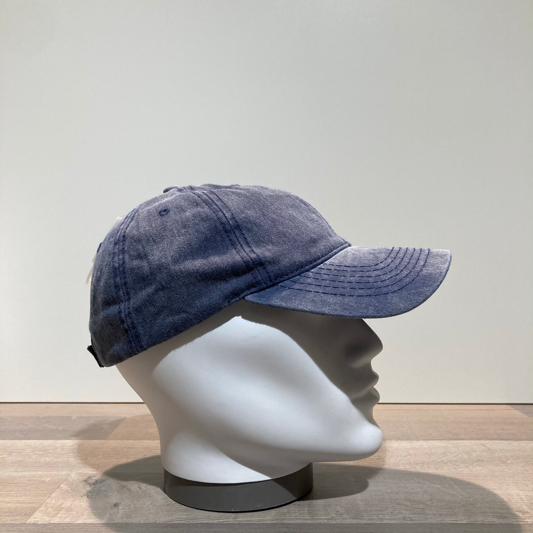 Casquette baseball bleu délavé ajustable
