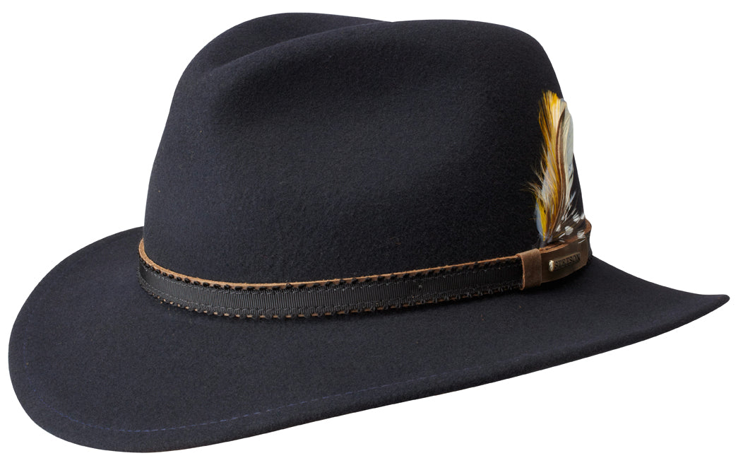 Chapeau malléable Valrico Vitafelt Stetson marine