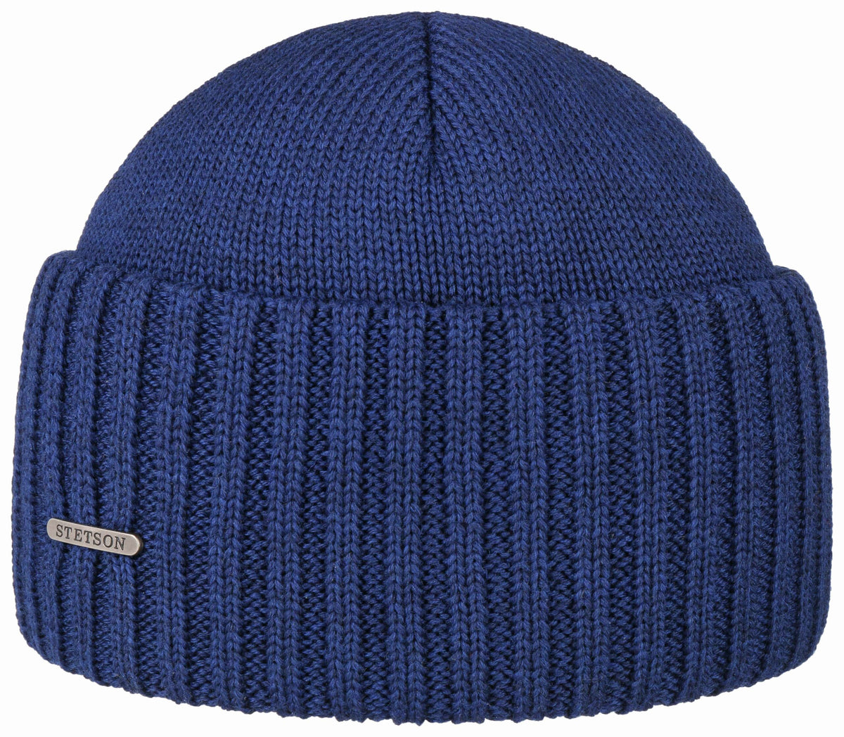 Bonnet en tricot Northport Merino Wool Stetson bleu