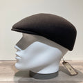 Casquette bombée laine chocolat