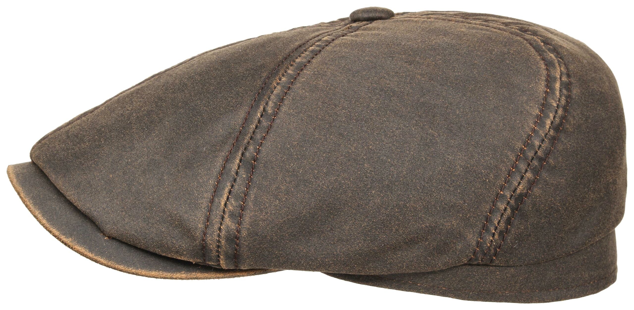 Casquette Brooklin Old Cotton Stetson marron