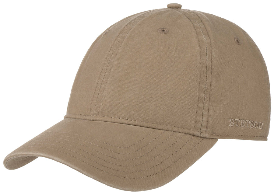 Casquette baseball Ducor Stetson beige foncé