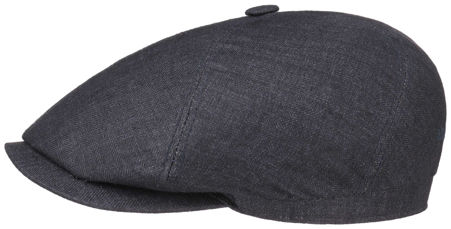 Casquette Brooklin Linen Stetson marine