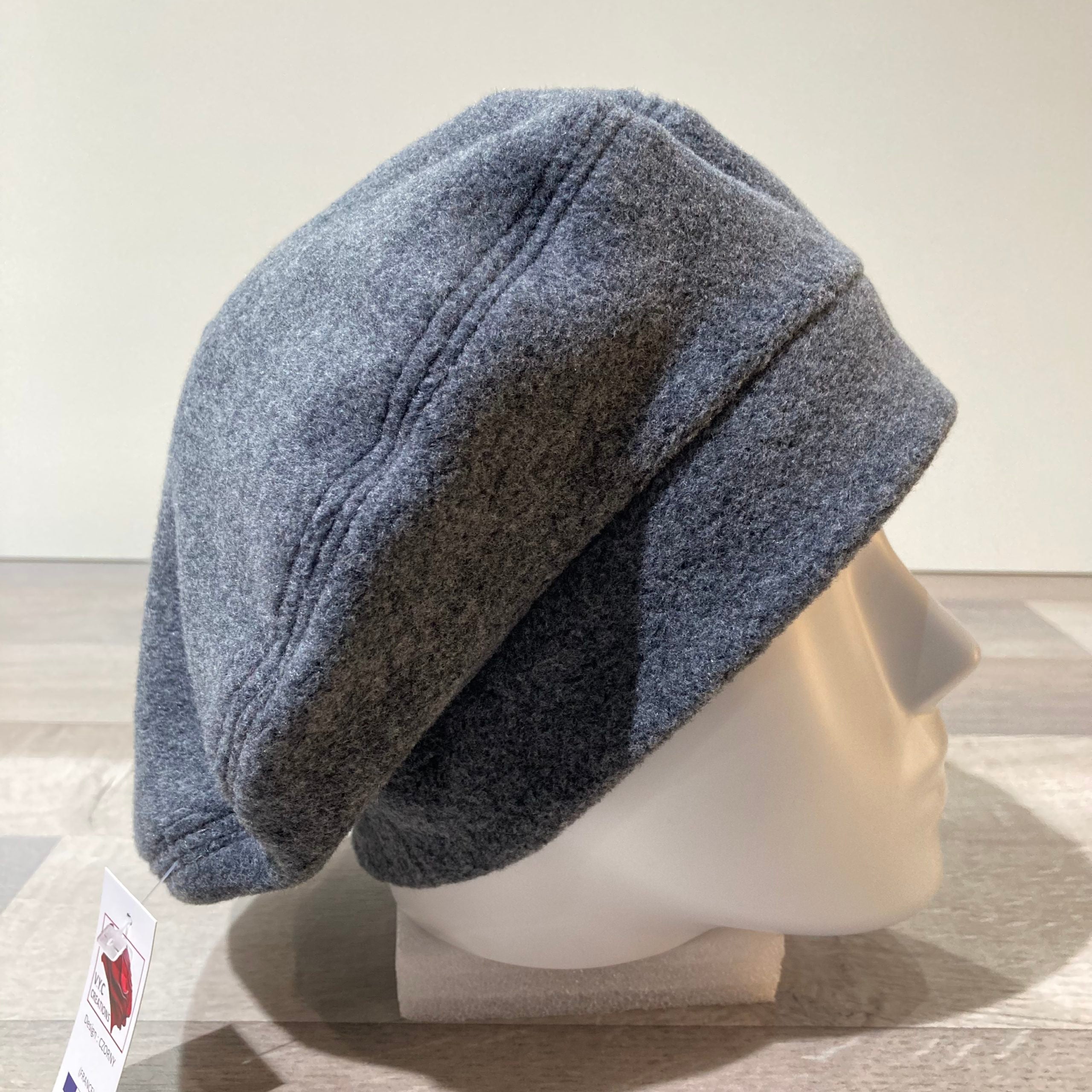 Béret polaire gris foncé