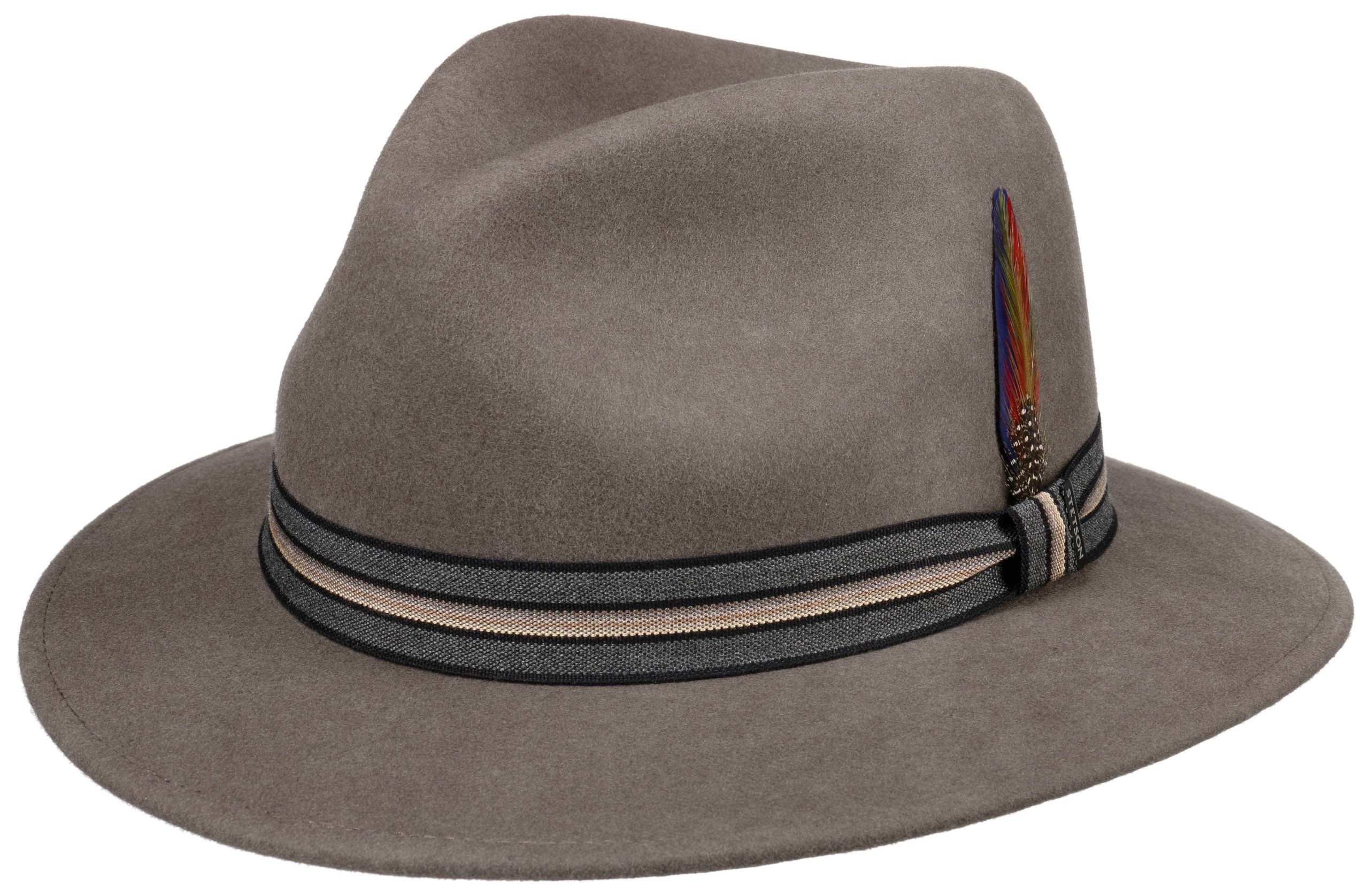 Chapeau en feutre Traveller Bilaco Stetson châtain