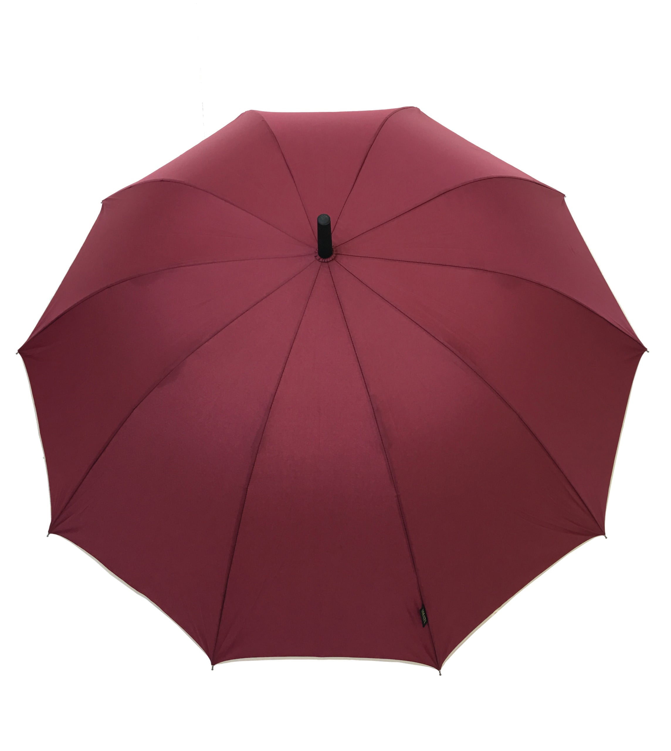 Parapluie droit mixte automatique bordeaux